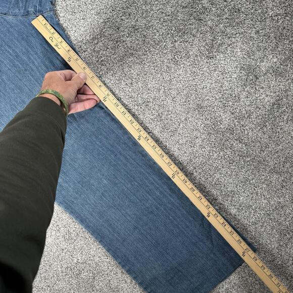 White Stag Mom Jeans 8 Blue Medium Stonewash Stretch Straight Leg Zip Fly - Picture 4 of 14